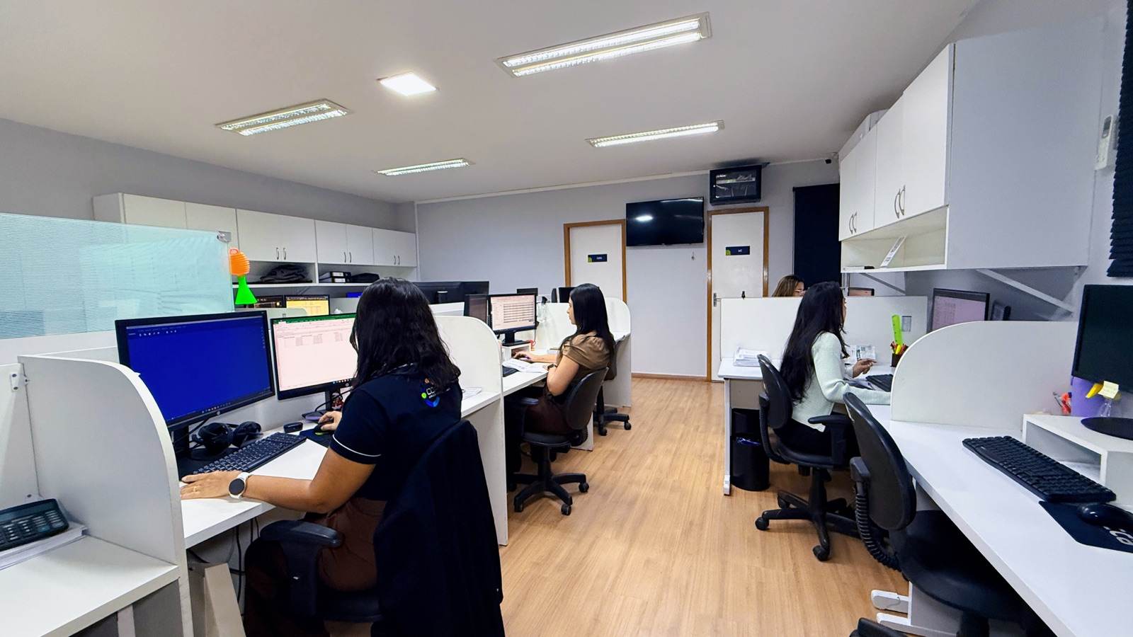 Interior do escritório da CCA Hub em Natal
